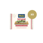 Wasa Sesame Susamlı Gevrek Ekmek 200gr 6'lı Paket – Çıtır Buğday Krakeri